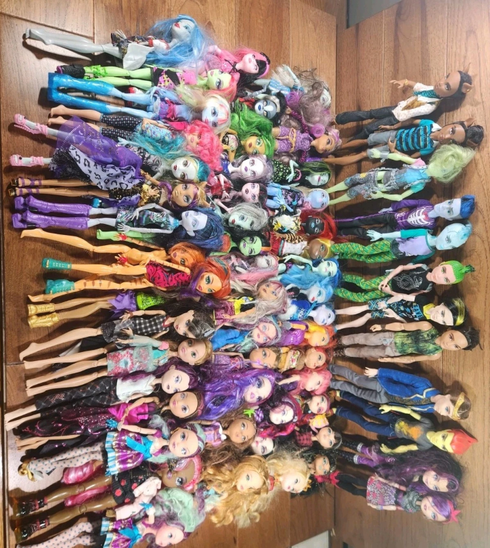 MONSTER HIGH EVER AFTER HIGH DOLLS W/ SOME OTHER BRANDS