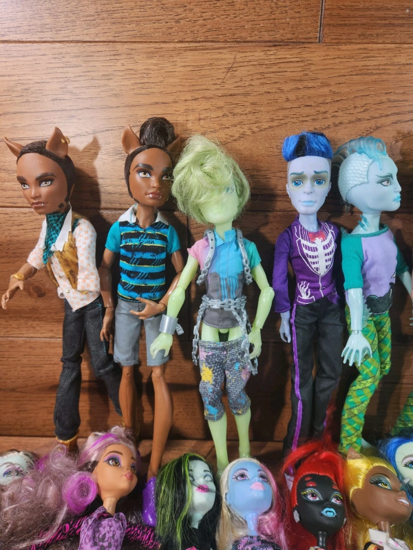 MONSTER HIGH EVER AFTER HIGH DOLLS W/ SOME OTHER BRANDS