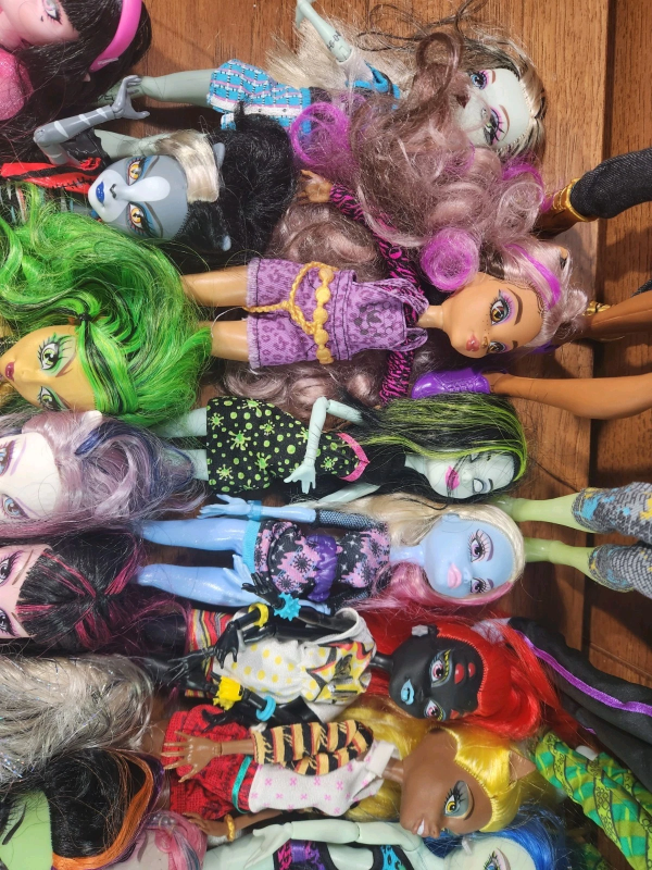 MONSTER HIGH EVER AFTER HIGH DOLLS W/ SOME OTHER BRANDS