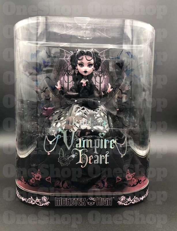 MONSTER HIGH DRACULAURA DOLL VAMPIRE HEART IN EXTRAVAGANT BLACK BALLGOWN AMAZON