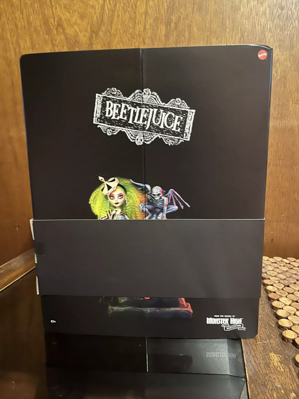 MONSTER HIGH SKULLECTOR BEETLEJUICE LYDIA DEETZ DOLL SET 2-PACK LIMITED EDITION