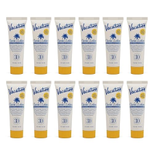 VACATION MINI SUNSCREEN SPF 30, WATER-RESISTANT, TRAVEL SIZE 1OZ BULK PACK OF 12 LOTION