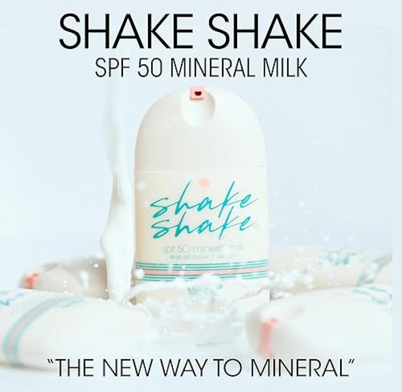 VACATION SHAKE SHAKE SPF 50 MINERAL FACE SUNSCREEN NON-COMEDOGENIC, WATER-RESISTANT, VEGAN, 1.7 OZ