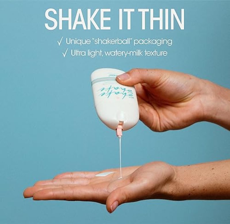 VACATION SHAKE SHAKE SPF 50 MINERAL FACE SUNSCREEN NON-COMEDOGENIC, WATER-RESISTANT, VEGAN, 1.7 OZ
