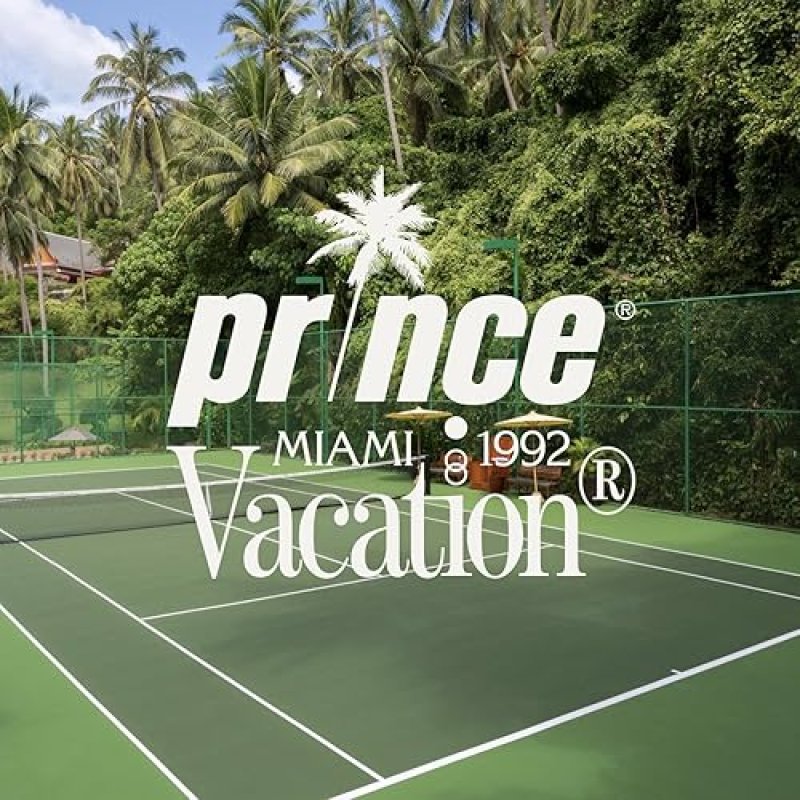 VACATION BALL BOY TENNIS SCENTED CANDLE BY PRINCE X VACATION SUNSCREEN, 65-HOUR SOY WAX, 8OZ GIFT
