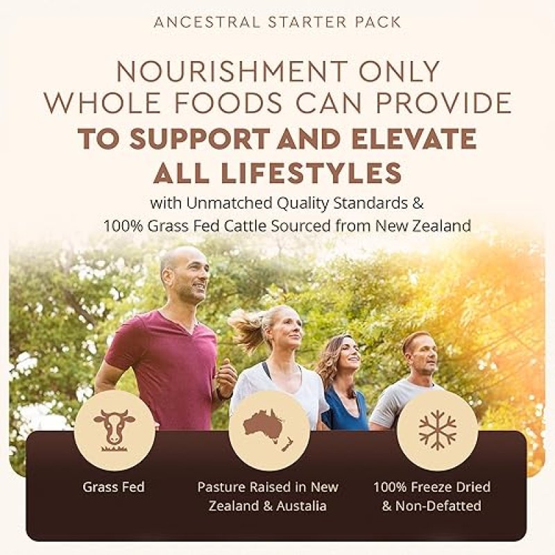 ANCESTRAL SUPPLEMENTS BEEF ORGANS STARTER PACK ORGANS STACK VARIATION FOR HEALTH SUPPORT