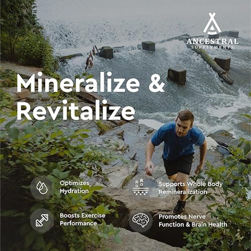 ANCESTRAL SUPPLEMENTS MINERALS ELECTROLYTES WITH MAGNESIUM, POTASSIUM 180 CAPSULES