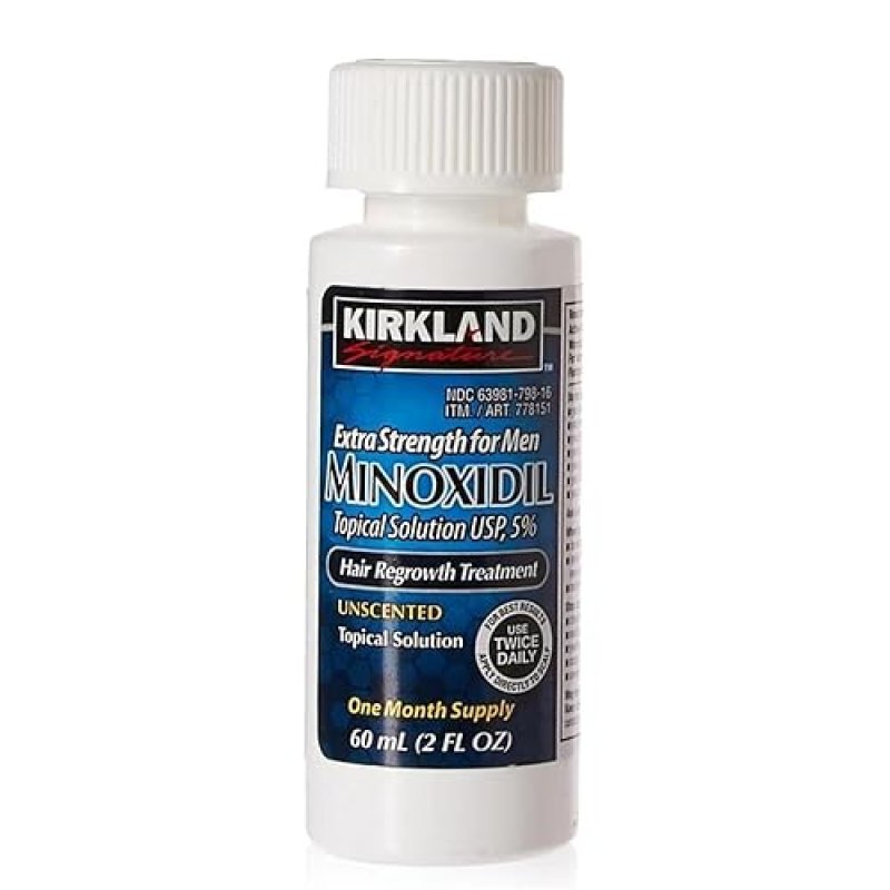 KIRKLAND MEN S HAIR REGROWTH 5 MINOXIDIL TOPICAL SOLUTION, 3-MONTH SUPPLY 3 X 2 OZ