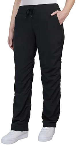 KIRKLAND SIGNATURE WOMENS STRETCH WOVEN ACTIVE PANTS COMFORTABLE DURABLE WORKOUT WEAR