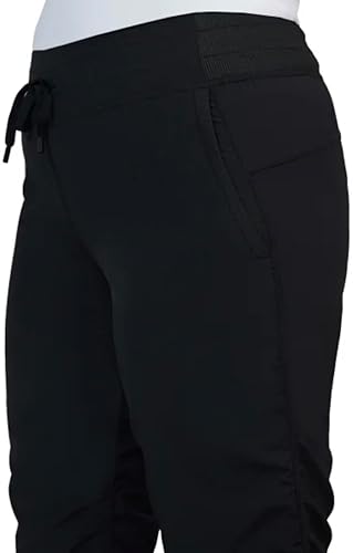 KIRKLAND SIGNATURE WOMENS STRETCH WOVEN ACTIVE PANTS COMFORTABLE DURABLE WORKOUT WEAR