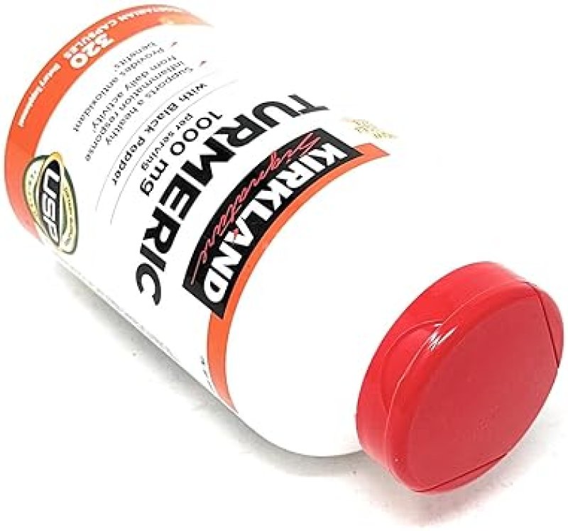 KIRKLAND SIGNATURE TURMERIC 1000MG WITH BLACK PEPPER 320 CAPSULES FOR JOINT INFLAMMATION SUPPORT