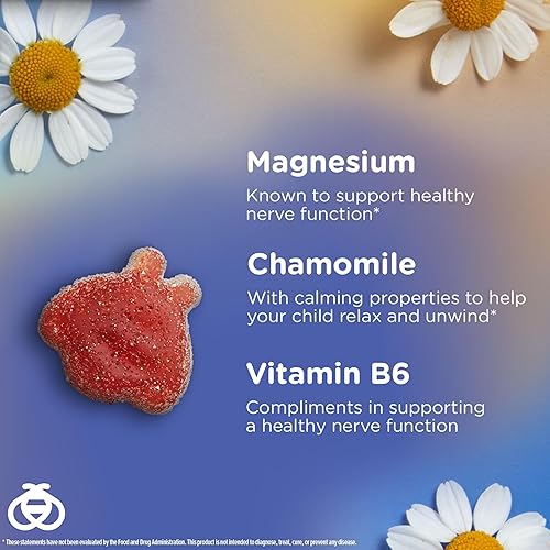 ZARBEES NATURALS CALM GUMMIES FOR KIDS 5 , MAGNESIUM CHAMOMILE, MELATONIN-FREE, 30CT