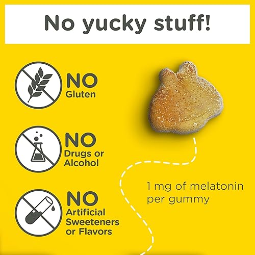 ZARBEES KIDS CHILDREN S SLEEP GUMMIES WITH MELATONIN SUPPLEMENT, DRUG-FREE NON-HABIT FORMING, WORKS