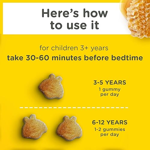 ZARBEES KIDS CHILDREN S SLEEP GUMMIES WITH MELATONIN SUPPLEMENT, DRUG-FREE NON-HABIT FORMING, WORKS