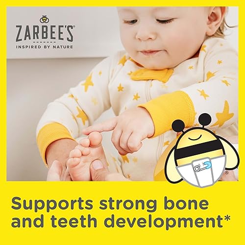 ZARBEES INFANT VITAMIN D DROPS 400IU - LIQUID SUPPLEMENT FOR BABIES TODDLERS, DROPPER INCLUDED