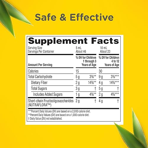 ZARBEE S CHILDRENS PREBIOTIC FIBER SYRUP, GRAPE FLAVOR, GLUTEN-FREE DIGESTIVE SUPPORT 8OZ