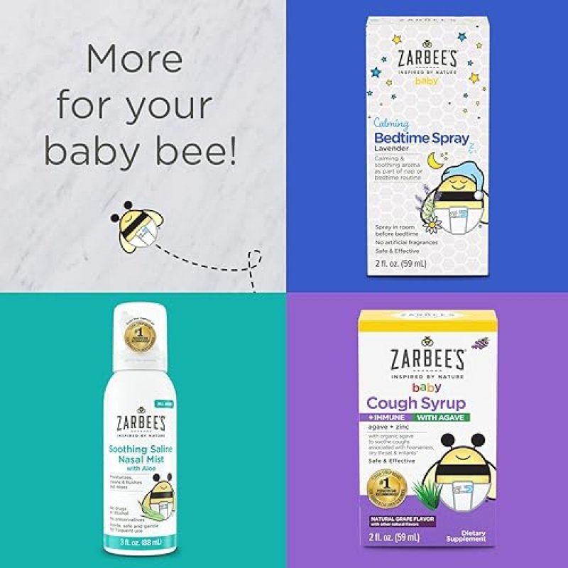 ZARBEES BABY SOOTHING CHEST RUB WITH EUCALYPTUS LAVENDER PETROLEUM-FREE, 1.5 OZ