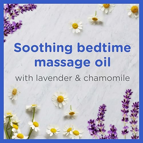 ZARBEES BABY MASSAGE OIL WITH LAVENDER CHAMOMILE, CALMING SLEEP AID, 4OZ BOTTLE