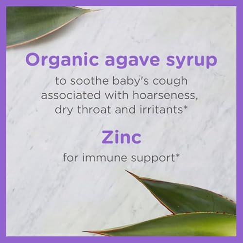 ZARBEE S INFANT IBUPROFEN DROPS BABY COUGH SYRUP WITH ORGANIC AGAVE ZINC