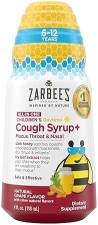 ZARBEES KIDS DAYTIME HONEY COUGH SYRUP WITH IVY LEAF, ZINC, TURMERIC, B-VITAMINS, 4 OZ