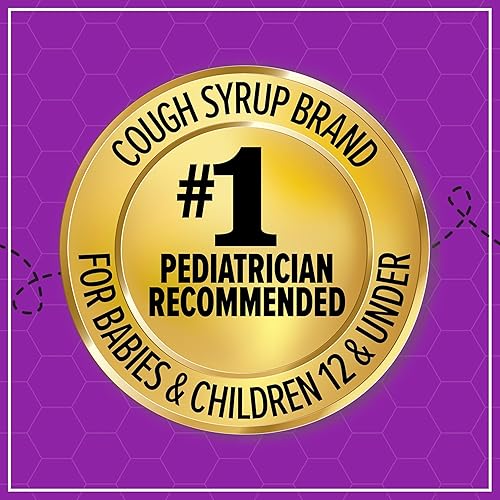 ZARBEES KIDS DAYTIME COUGH SYRUP WITH HONEY, ELDERBERRY, VITAMIN D ZINC, 4 OZ