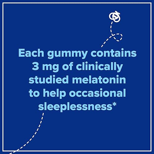 ZARBEES 3MG MELATONIN GUMMIES FOR SLEEP, NATURAL MIXED FRUIT, ADULTS 12 , 60 COUNT
