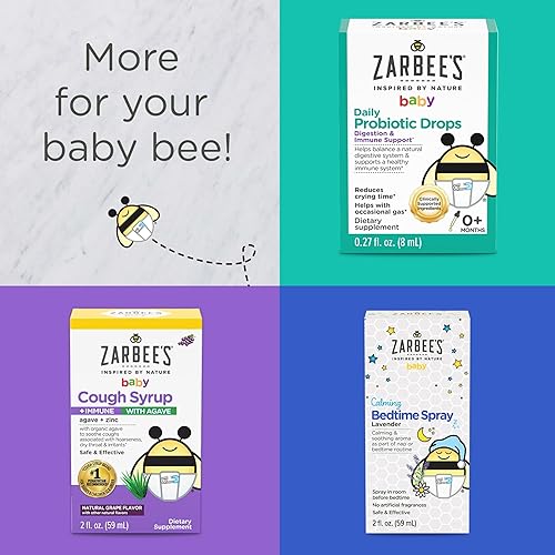 ZARBEES BABY SLEEP SPRAY WITH NATURAL LAVENDER CHAMOMILE CALMING BEDTIME, 2OZ BOTTLE