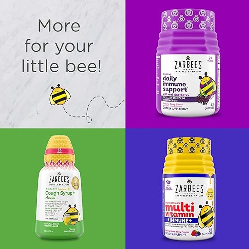 ZARBEE S KIDS MELATONIN 1MG CHEWABLE SLEEP AID, NATURAL GRAPE, NON-HABIT, GLUTEN-FREE, 50 CT