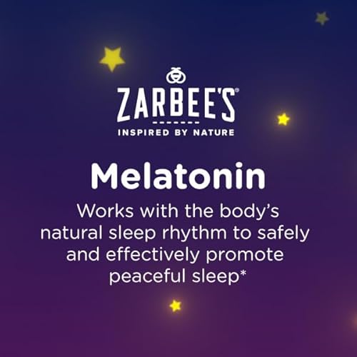 ZARBEES KIDS SLEEP AID LIQUID WITH 1MG MELATONIN, NATURAL BERRY FLAVOR, DRUG-FREE, 2-PACK