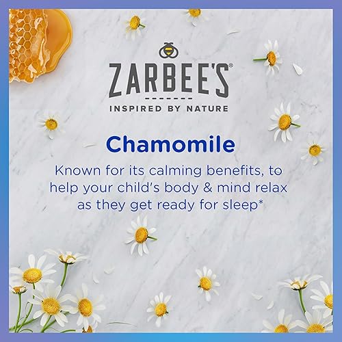 ZARBEES MELATONIN-FREE BEDTIME GUMMIES FOR KIDS WITH HONEY, RASPBERRY LEMON CHAMOMILE, 30CT