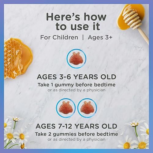 ZARBEES MELATONIN-FREE BEDTIME GUMMIES FOR KIDS WITH HONEY, RASPBERRY LEMON CHAMOMILE, 30CT