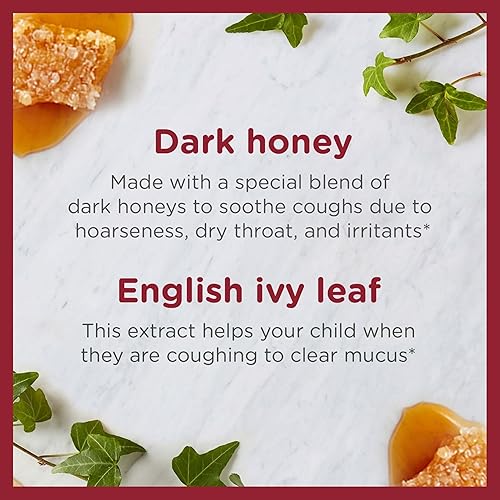 ZARBEES KIDS HONEY COUGH SYRUP DAY NIGHT 2-PACK, IVY LEAF, ZINC, TURMERIC, B-VITAMINS