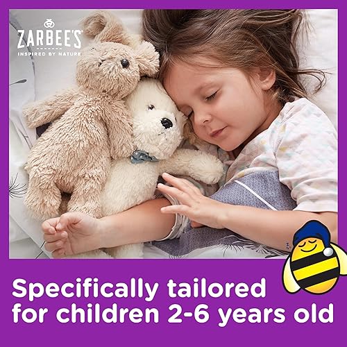 ZARBEES KIDS NIGHTTIME COUGH SYRUP IMMUNE SUPPORT, HONEY ELDERBERRY, DRUG-FREE 4OZ