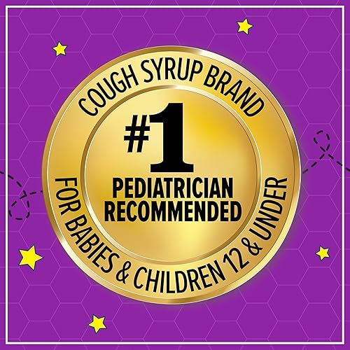 ZARBEES KIDS NIGHTTIME COUGH SYRUP IMMUNE SUPPORT, HONEY ELDERBERRY, DRUG-FREE 4OZ