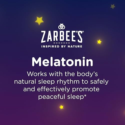 ZARBEE S KIDS MELATONIN SLEEP SUPPLEMENT 1MG NATURAL BERRY, DRUG-FREE, AGES 3 , 1 FL OZ