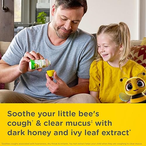 ZARBEES KIDS HONEY COUGH SYRUP DAY NIGHT PACK, TODDLER MUCUS RELIEF, MIXED BERRY, 2X4OZ