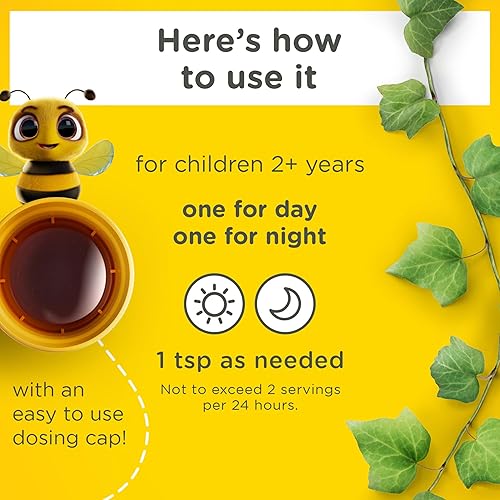 ZARBEES KIDS HONEY COUGH SYRUP DAY NIGHT PACK, TODDLER MUCUS RELIEF, MIXED BERRY, 2X4OZ