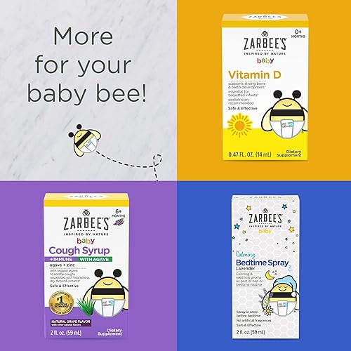 ZARBEES BABY DAY NIGHT COUGH SYRUP PACK WITH ORGANIC AGAVE, ZINC GRAPE CHAMOMILE, 2X2 FL OZ