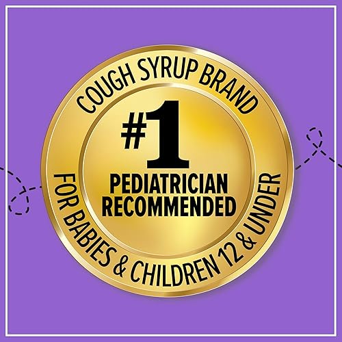 ZARBEES BABY HONEY COUGH SYRUP WITH ZINC FOR IMMUNE SUPPORT, GRAPE, 2 FL. OZ, 12-24 MONTHS