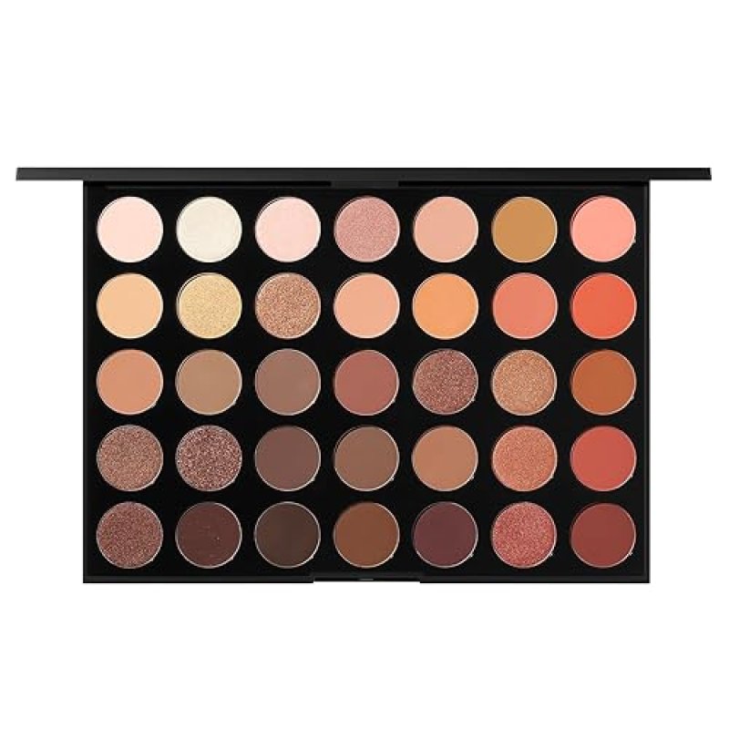 MORPHE 35O SUPERNATURAL GLOW PALETTE MATTE SHIMMER NEUTRAL EYESHADOWS FOR VERSATILE LOOKS