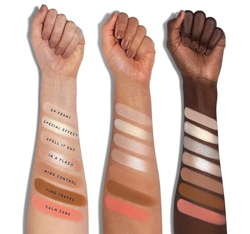 MORPHE 35O SUPERNATURAL GLOW PALETTE MATTE SHIMMER NEUTRAL EYESHADOWS FOR VERSATILE LOOKS