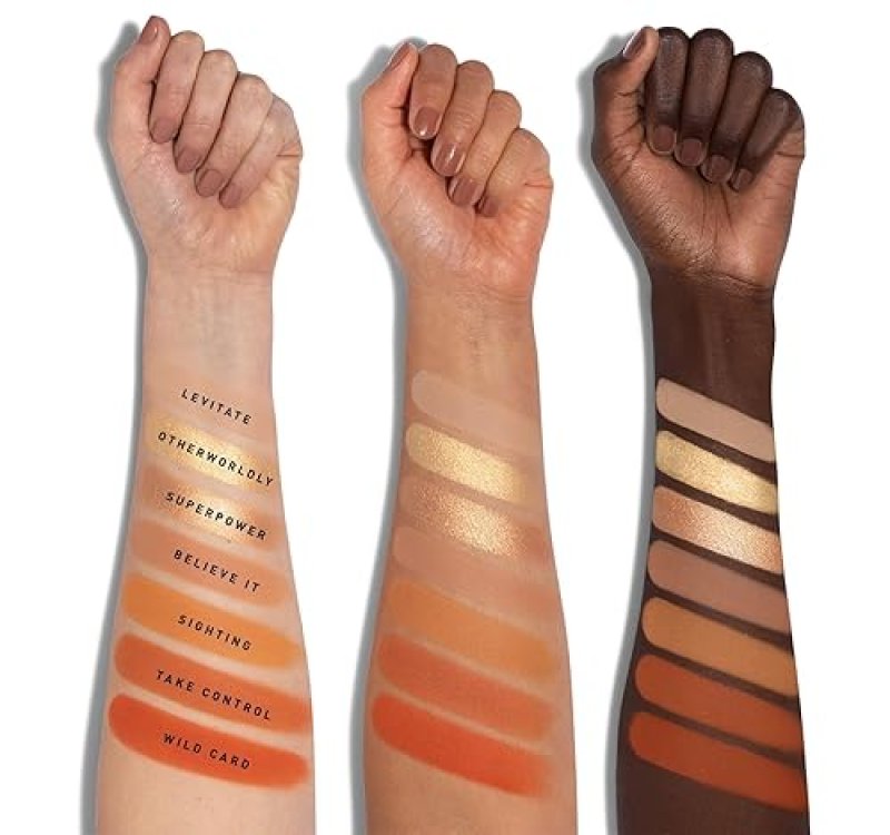 MORPHE 35O SUPERNATURAL GLOW PALETTE MATTE SHIMMER NEUTRAL EYESHADOWS FOR VERSATILE LOOKS