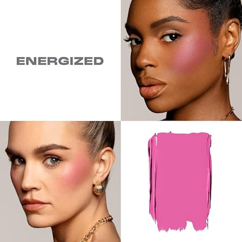 MORPHE HUEPHORIC RUSH 3-IN-1 CREAM BLUSH BUILDABLE SILK-TO-MATTE CHEEK COLOR, HYDRATING