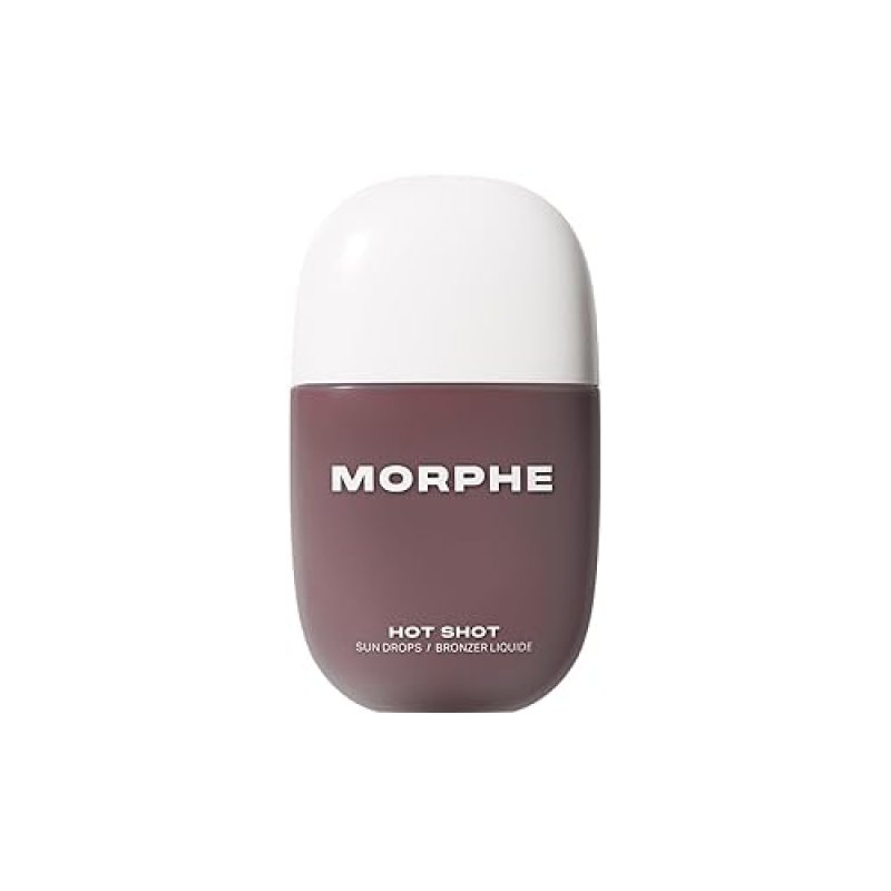 MORPHE HOT SHOT SUN BRONZING DROPS WITH NIACINAMIDE HYDRATING LIQUID BRONZER, RICH BEACH