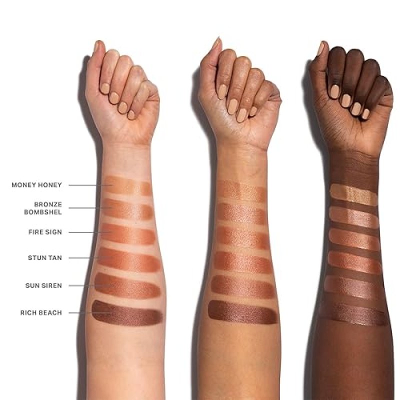 MORPHE HOT SHOT SUN BRONZING DROPS WITH NIACINAMIDE HYDRATING LIQUID BRONZER, RICH BEACH