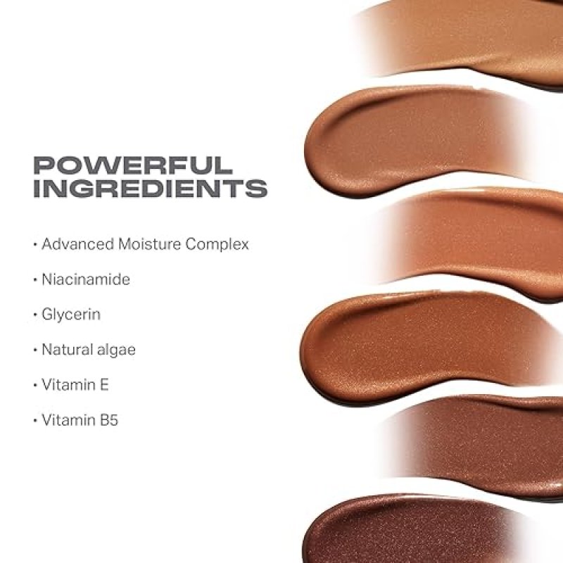 MORPHE HOT SHOT SUN BRONZING DROPS WITH NIACINAMIDE HYDRATING LIQUID BRONZER, RICH BEACH
