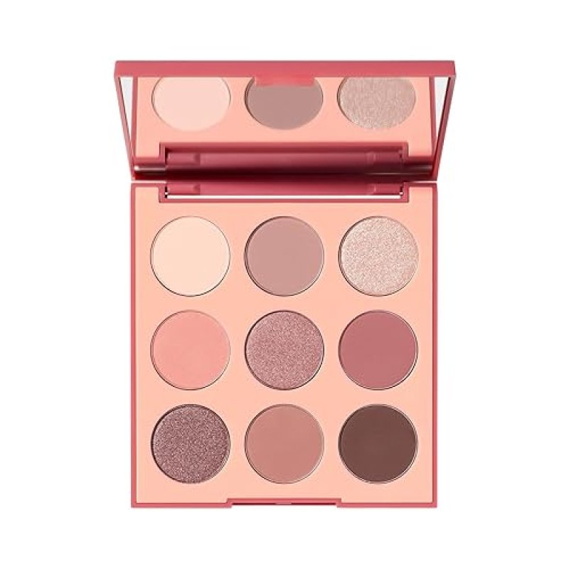 MORPHE 3-PC EYE BRUSH SET 9V VINTAGE ROSE EYESHADOW PALETTE - MAUVE ROSE TONES