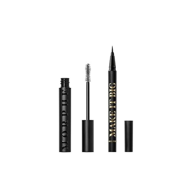 MORPHE MAKE IT BIG VOLUMIZING MASCARA BRUSH-TIP LIQUID LINER SET BOLD VOLUME PRECISION