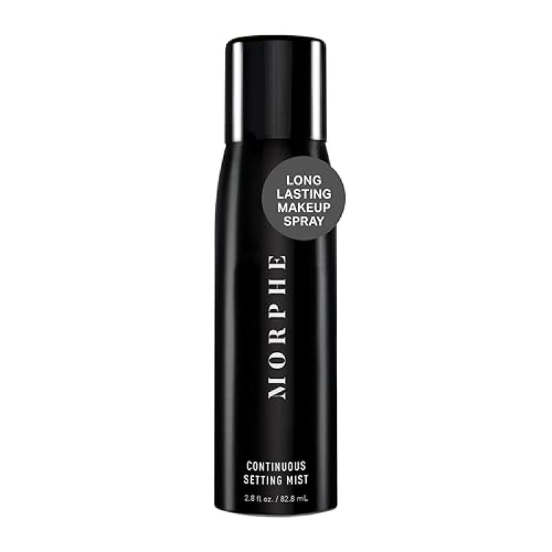 MORPHE CONTINUOUS SETTING MIST 2.8 OZ MICRO-FINE SPRAY FOR LONG-LASTING NATURAL FINISH