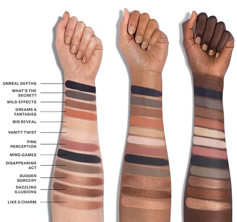 MORPHE 35MI MAGIC MIRROR EYESHADOW PALETTE MATTE SHIMMER SHADES FOR VERSATILE LOOKS